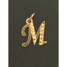 Load image into Gallery viewer, 18K Gold Pendant Charm Letter M 0.77 grams - Rafant