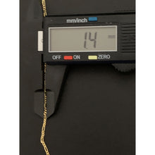 Load image into Gallery viewer, 18K Gold Necklace Figaro Chain Only Lightweight 1.30 grams 17.75 inches - Rafant