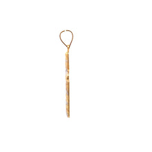 Load image into Gallery viewer, 18K Gold Pendant Cross Religious Tricolor Yellow White Rose Gold - Rafant