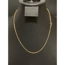 Load image into Gallery viewer, 18K Gold Necklace Chain Cable 18 inches 1.82 grams - Rafant