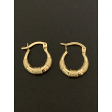 Load image into Gallery viewer, 18K Gold Earrings Hoops Loops Small 1.13 grams - Rafant