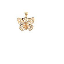 Load image into Gallery viewer, 18K Gold Pendant Two Tone White Yellow Gold Butterfly 1.43 grams - Rafant