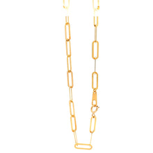 Load image into Gallery viewer, 18K Yellow Gold Bracelet Paperclip Size 7 inches 1.72 grams - Rafant
