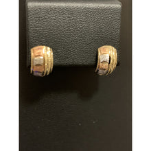 Load image into Gallery viewer, 18K Gold Earrings French Clips Tricolor 1.23 grams - Rafant