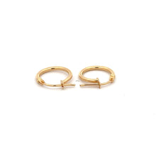 Load image into Gallery viewer, 18K Gold Earrings Hoops Small 0.82 grams - Rafant