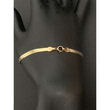 Load image into Gallery viewer, 18K Gold Bracelet Flat Chain 7.5 inches 3.03 grams - Rafant