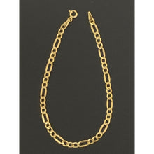 Load image into Gallery viewer, 18K Gold Bracelet Figaro 7.25 inches 1.84 grams - Rafant