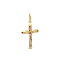 Load image into Gallery viewer, 18K Gold Pendant Cross Jesus Christ Religious 1.37 grams - Rafant