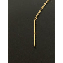 Load image into Gallery viewer, 18K Gold Earrings Threader Heart 0.68 grams - Rafant