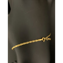 Load image into Gallery viewer, 18K Gold Bracelet Link 6.25 inches plus 1 inch extension 1.48 grams - Rafant