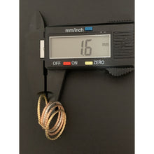 Load image into Gallery viewer, 18K Gold Ring Five Days Tricolor Yellow White Rose 1.64 grams S 7.5 - Rafant