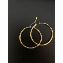 Load image into Gallery viewer, 18K Gold Earrings Hoops Loops 2.09 grams - Rafant