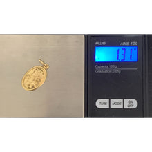 Load image into Gallery viewer, 18K Gold Oval Woman Lady Pendant - Rafant