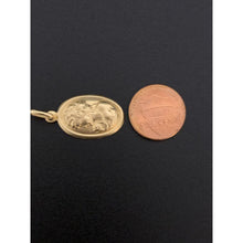 Load image into Gallery viewer, 18K Gold Oval Woman Lady Pendant - Rafant