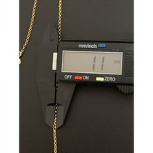 Load image into Gallery viewer, 18K Gold Necklace Chain 17.50 inches with Mother Mary Pendant 2.40 grams - Rafant