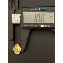 Load image into Gallery viewer, 18K Gold Necklace Chain 18 inches with Woman Lady Pendant Earrings Sets 2.80 grams - Rafant