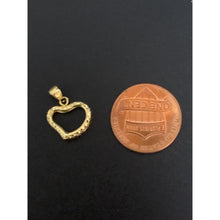 Load image into Gallery viewer, 18K Gold Pendant Charm Open Heart 0.44 grams - Rafant