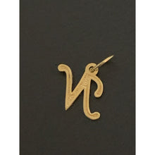 Load image into Gallery viewer, 18K Gold Pendant Charm Letter N 0.69 grams - Rafant