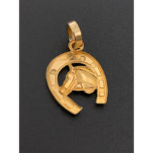 Load image into Gallery viewer, 18K Gold Pendant Horseshoe 0.75 grams Very Small - Rafant