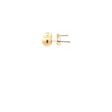Load image into Gallery viewer, 18K Yellow Gold Earrings  Stud Ball Polished 0.87 grams - Rafant