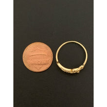 Load image into Gallery viewer, 18K Gold Ring Size 6.75 Heart with Russian Stones - Rafant