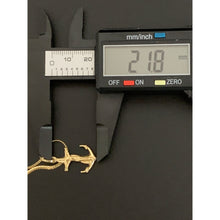 Load image into Gallery viewer, 18k Gold Necklace Chain 19.50" with Cross Anchor Pendant - Rafant