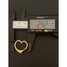 Load image into Gallery viewer, 18K Gold Pendant Heart 1.52 grams - Rafant