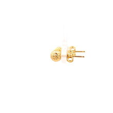 Load image into Gallery viewer, 18K Yellow Gold Earrings Stud Ball 1.01 grams Small - Rafant
