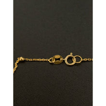 Load image into Gallery viewer, 18K Gold Necklace Chain 16 inches with Tiny Beads 1.88 grams - Rafant