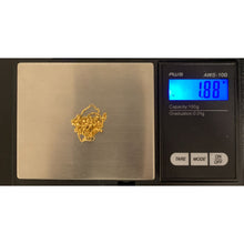 Load image into Gallery viewer, 18K Gold Necklace Chain 16 inches with Tiny Beads 1.88 grams - Rafant