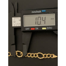 Load image into Gallery viewer, 18K Gold Bracelet Women Cable Link Chain 7.5 inches 3.75 grams - Rafant