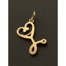 Load image into Gallery viewer, 18K Gold Pendant Stethoscope 0.96 grams - Rafant