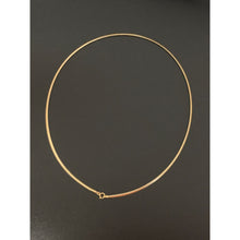 Load image into Gallery viewer, 18K Gold Necklace Omega Soft Mesh Flexible Size 17.75 inches 1.27 grams - Rafant