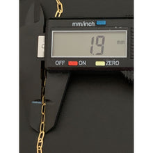 Load image into Gallery viewer, 18K Gold Necklace Paperclips Size 15.5 inches 2.87 grams - Rafant