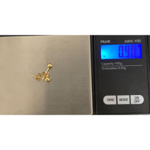 Load image into Gallery viewer, 18K Gold Earrings Stud Balls Tiny 0.90 grams - Rafant