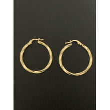 Load image into Gallery viewer, 18K Gold Gold Earrings Hoops Loops 1.32 grams - Rafant