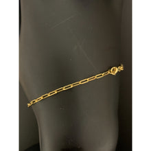 Load image into Gallery viewer, 18K Gold Bracelet Paperclips 7 inches 1.43 grams - Rafant