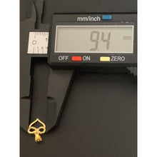 Load image into Gallery viewer, 18K Gold Pendant Charm Heart Infinity 0.39 grams - Rafant