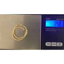 Load image into Gallery viewer, 18K Gold Earrings Hoops Loops 1.48 grams - Rafant