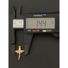 Load image into Gallery viewer, 18K Gold Pendant Airplane 0.91 grams - Rafant