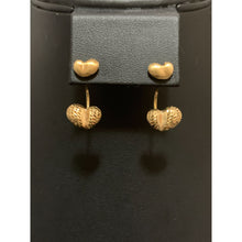 Load image into Gallery viewer, 18K Gold Earrings Hearts 2.80 grams - Rafant