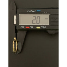 Load image into Gallery viewer, 18K Gold Earrings Hoops Loops 1.21 grams - Rafant