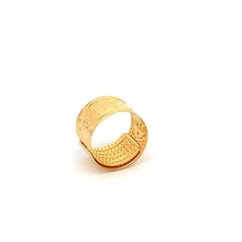 Load image into Gallery viewer, 18K Yellow Gold Ring Fortune Luck 1.93 grams - Rafant