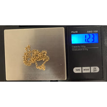 Load image into Gallery viewer, 18K Gold Necklace Chain Rolo 17.5 inches 1.23 grams - Rafant