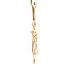 Load image into Gallery viewer, 18K Yellow Gold Bracelet Paperclip Size 7.5 inches 3 grams - Rafant