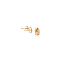 Load image into Gallery viewer, 18K Yellow Gold Earrings Stud Knot 1.22 grams Small - Rafant