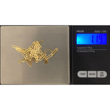 Load image into Gallery viewer, 18K Gold Necklace Chain Paperclips 16 inches plus 1 inch - Rafant