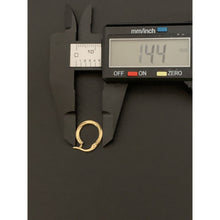 Load image into Gallery viewer, 18K Gold Earrings Hoops Loops Spiral 0.91 grams - Rafant