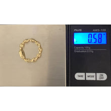 Load image into Gallery viewer, 18K Gold Ring Size 6 Soft Mesh Flexible 0.58grams - Rafant