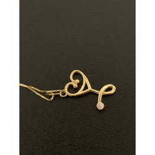 Load image into Gallery viewer, 18K Gold Necklace Chain 15.5 inches Stethoscope Pendant 1.68 grams - Rafant